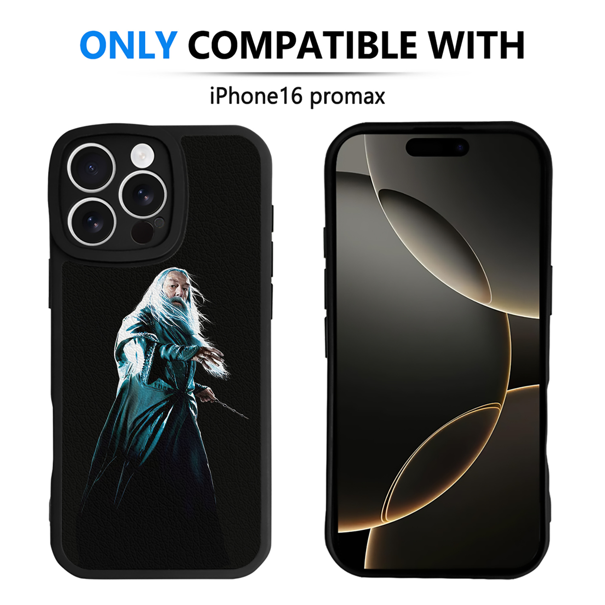 （画像用） Harry Potter ハリー・ポッターシリーズ 【iPhone 16シリーズ対応】シリコンスマホケース（レザー調） 材質：シリコン